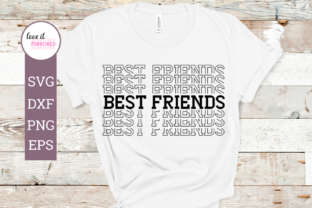 Best Friends Mirrored Graphics for Crafts