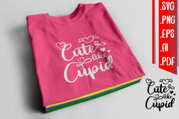 Cute Like Cupid Graphics for Crafts Projects