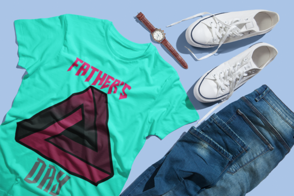 Father's Day Quote Triangle Graphics and Crafts