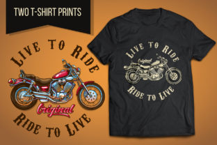 Live to Ride, Ride to Live Motorcicle Graphics