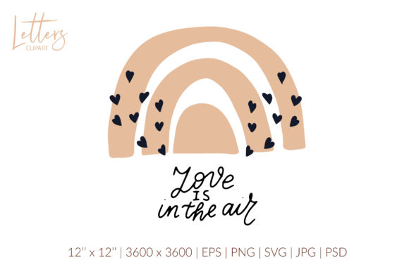 Love is in the Air Svg: Graphics and Illustrations for Local Branding