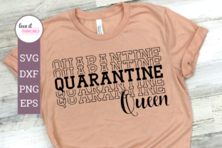 Quarantine Queen Mirror Word Graphics and Crafts