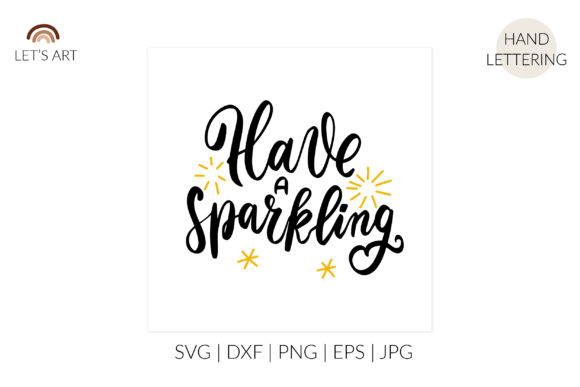 Sparkling Svg for New Year Eve Graphics